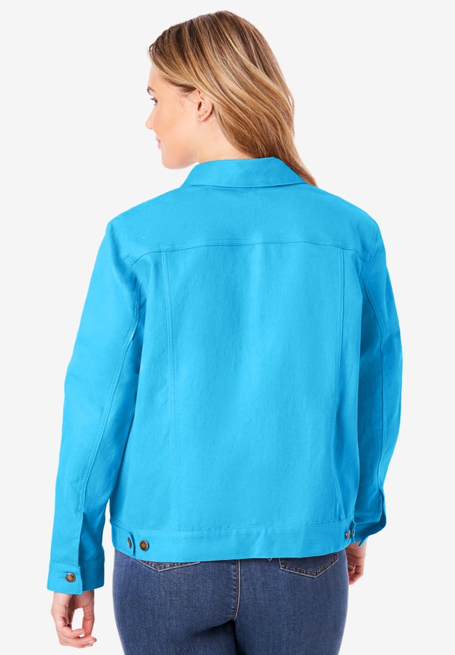 Stretch Denim Jean Jacket image number 1