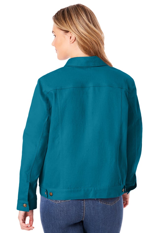 Stretch Denim Jean Jacket image number 1