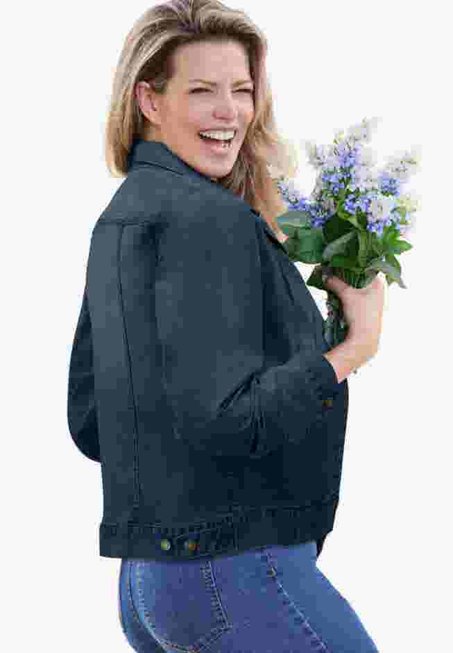 Stretch Denim Jean Jacket image number 2