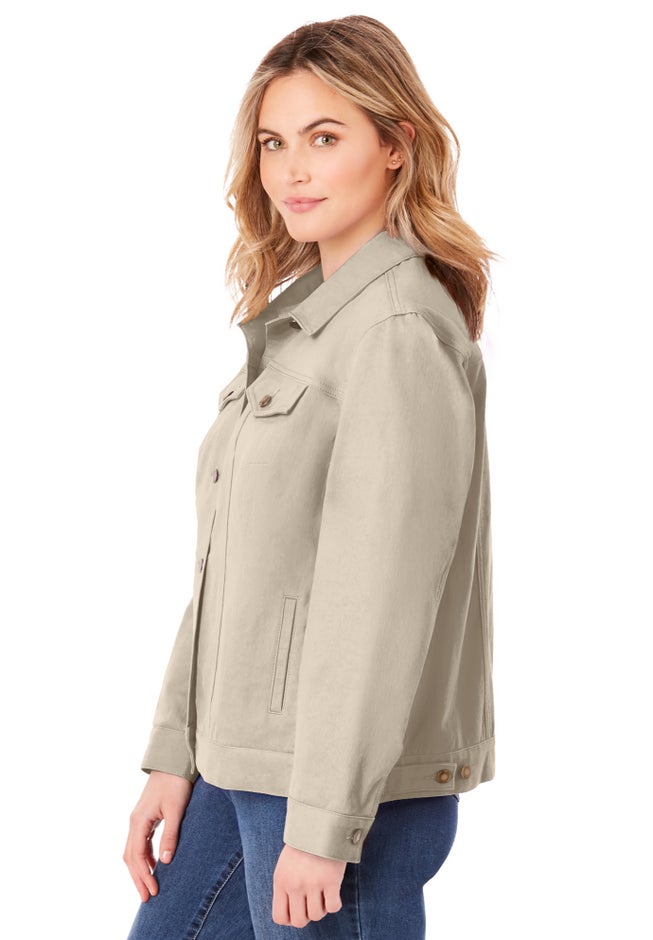 Stretch Denim Jean Jacket image number 2