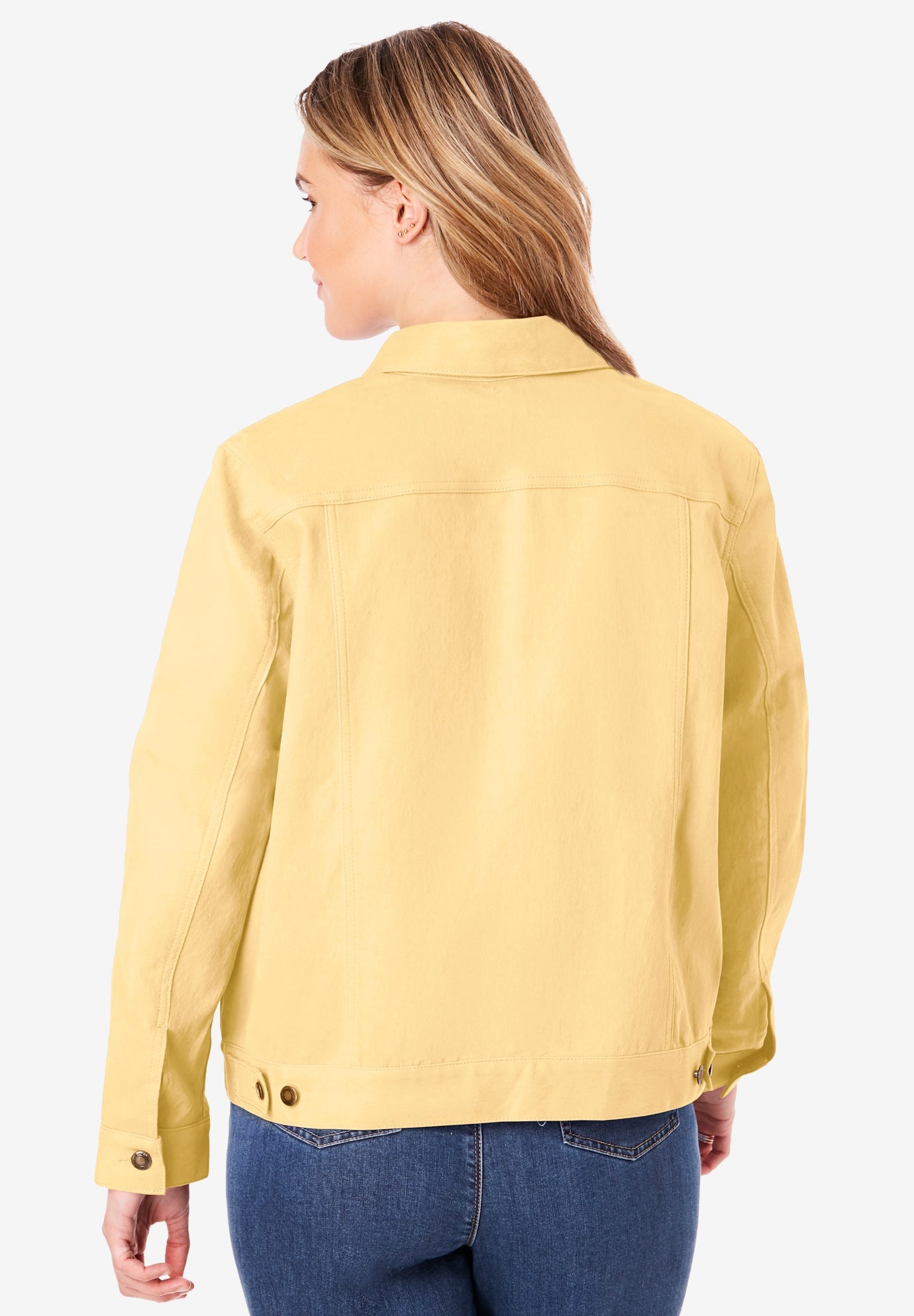 Stretch Denim Jean Jacket image number 1