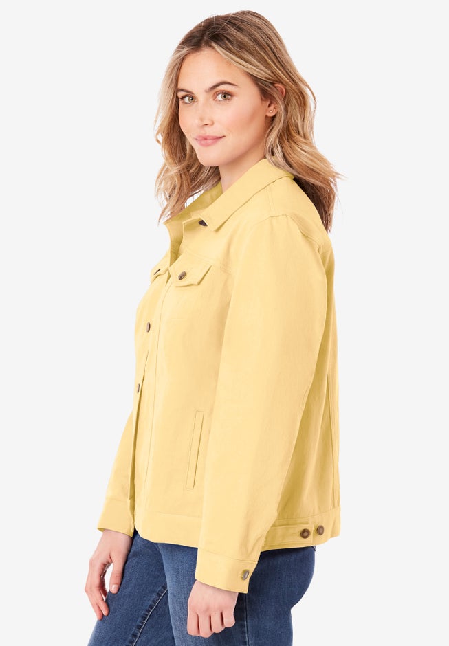 Stretch Denim Jean Jacket image number 2