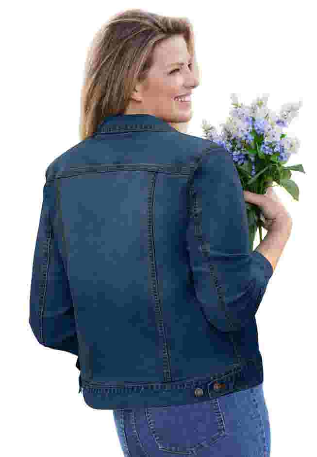 Stretch Denim Jean Jacket image number 1