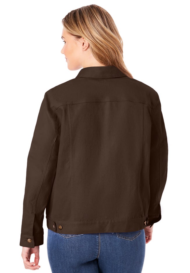 Stretch Denim Jean Jacket image number 1