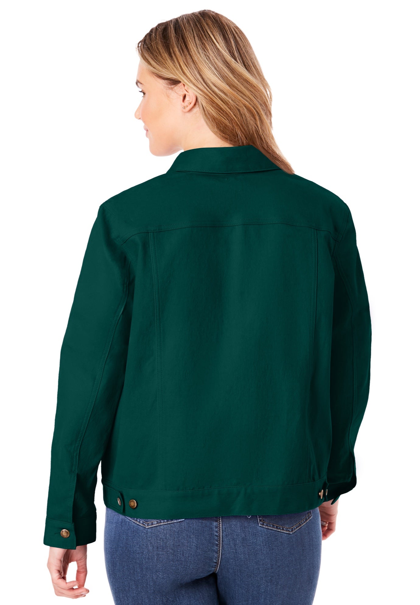 Stretch Denim Jean Jacket image number 1