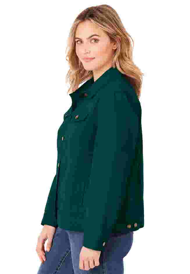 Stretch Denim Jean Jacket image number 2