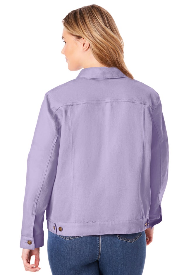 Stretch Denim Jean Jacket image number 1