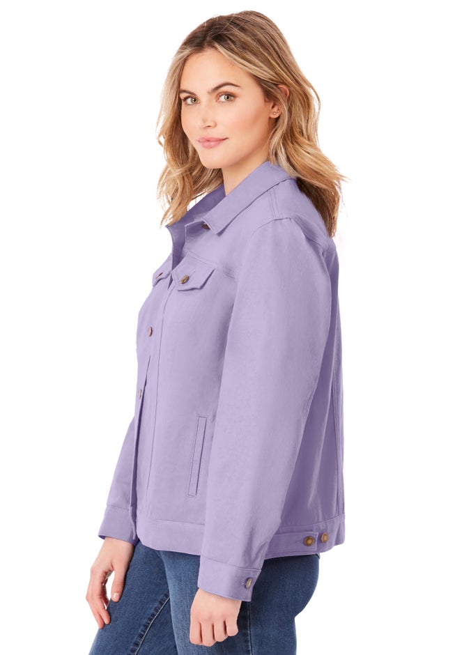 Stretch Denim Jean Jacket image number 2