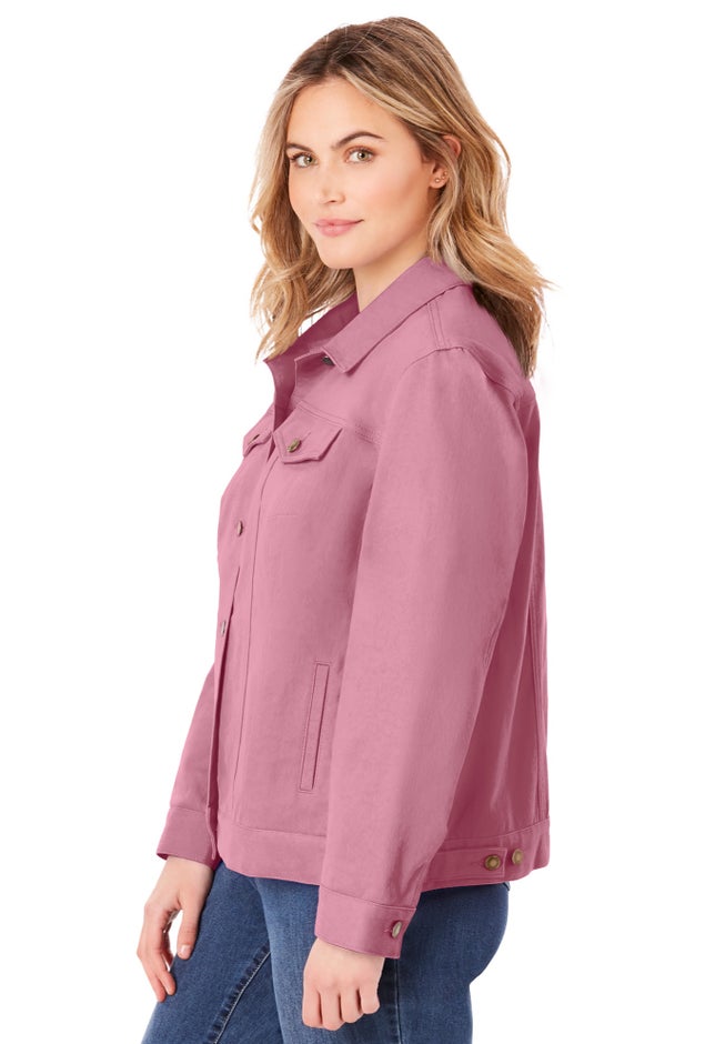 Stretch Denim Jean Jacket image number 2