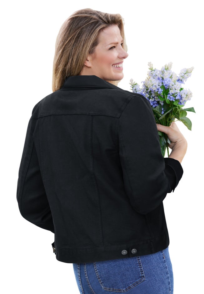 Stretch Denim Jean Jacket image number 1