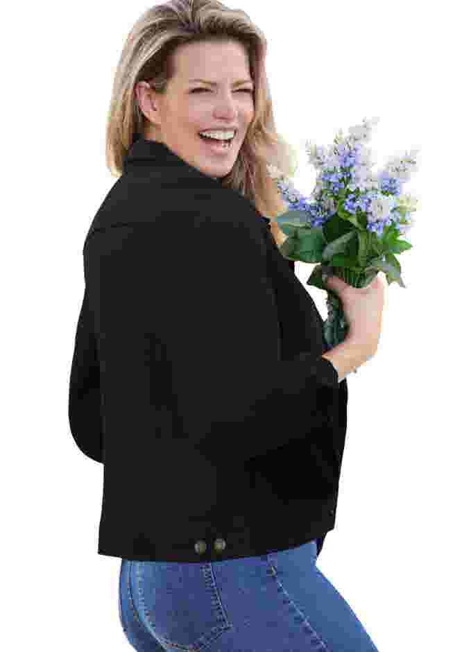 Stretch Denim Jean Jacket image number 2