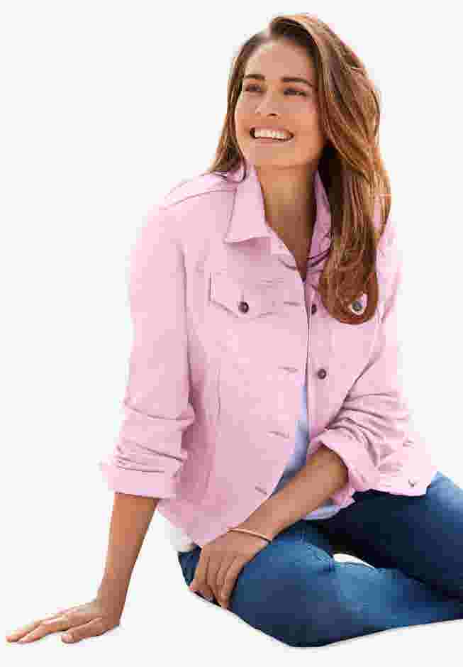 Stretch Denim Jean Jacket image number 0