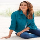 Stretch Denim Jean Jacket image number null