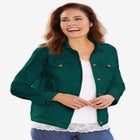 Stretch Denim Jean Jacket image number null