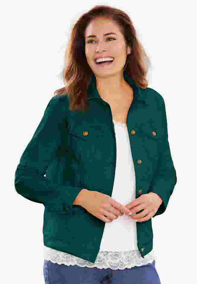 Stretch Denim Jean Jacket image number 0
