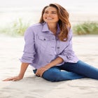 Stretch Denim Jean Jacket image number null