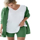 Ellos Studio Stretch Cotton Spandex Bike Shorts image number null