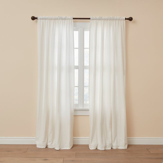 Poly Cotton Canvas Rod-Pocket Panel image number 0