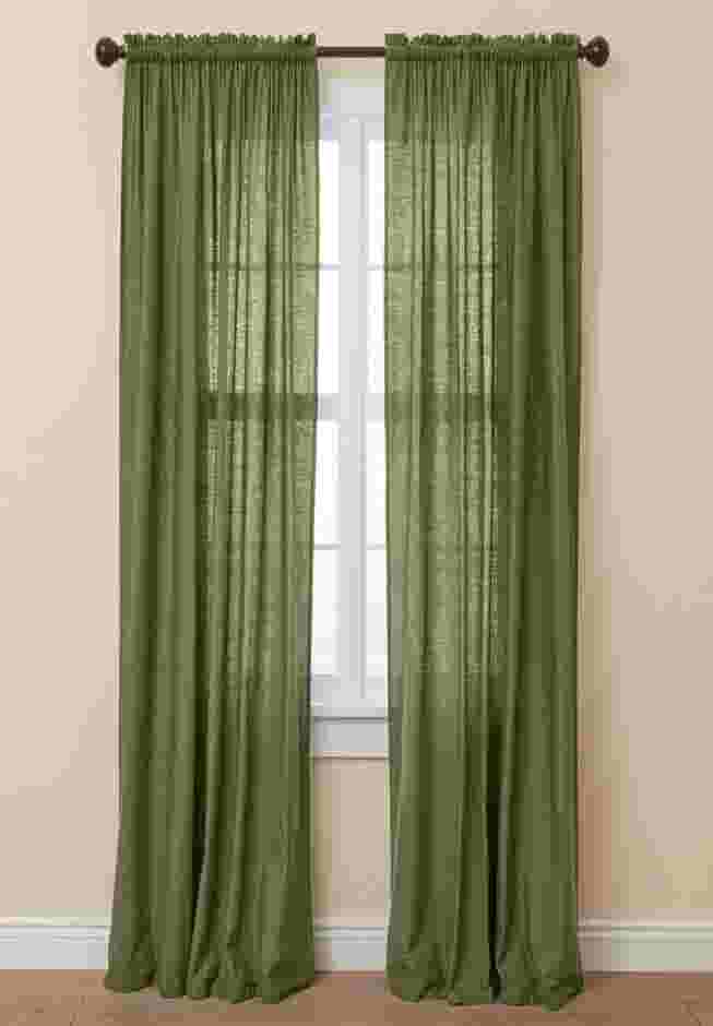 Poly Cotton Canvas Rod-Pocket Panel image number 0