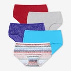 5-Pack Tag-free Full Coverage Cotton Brief image number null