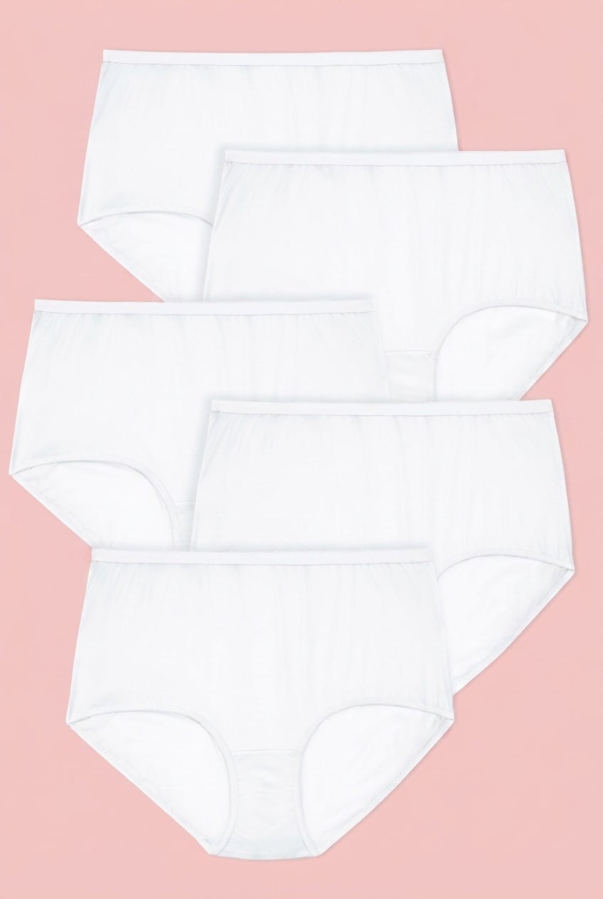5-Pack Tag-free Full Coverage Cotton Brief image number 0