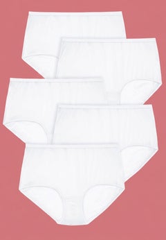 5-Pack Tag-free Full Coverage Cotton Brief