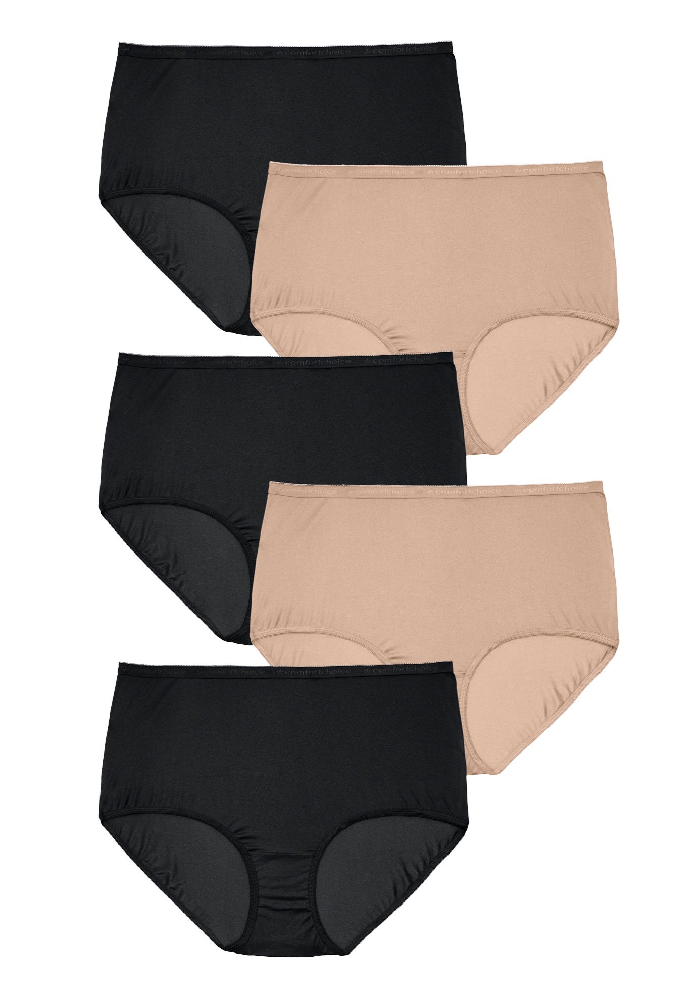 Full Coverage Nylon Brief 5-Pack image number 4