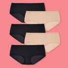 Full Coverage Nylon Brief 5-Pack image number null
