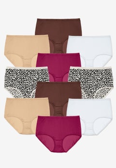 Full Coverage Classic Nylon Brief Pack
