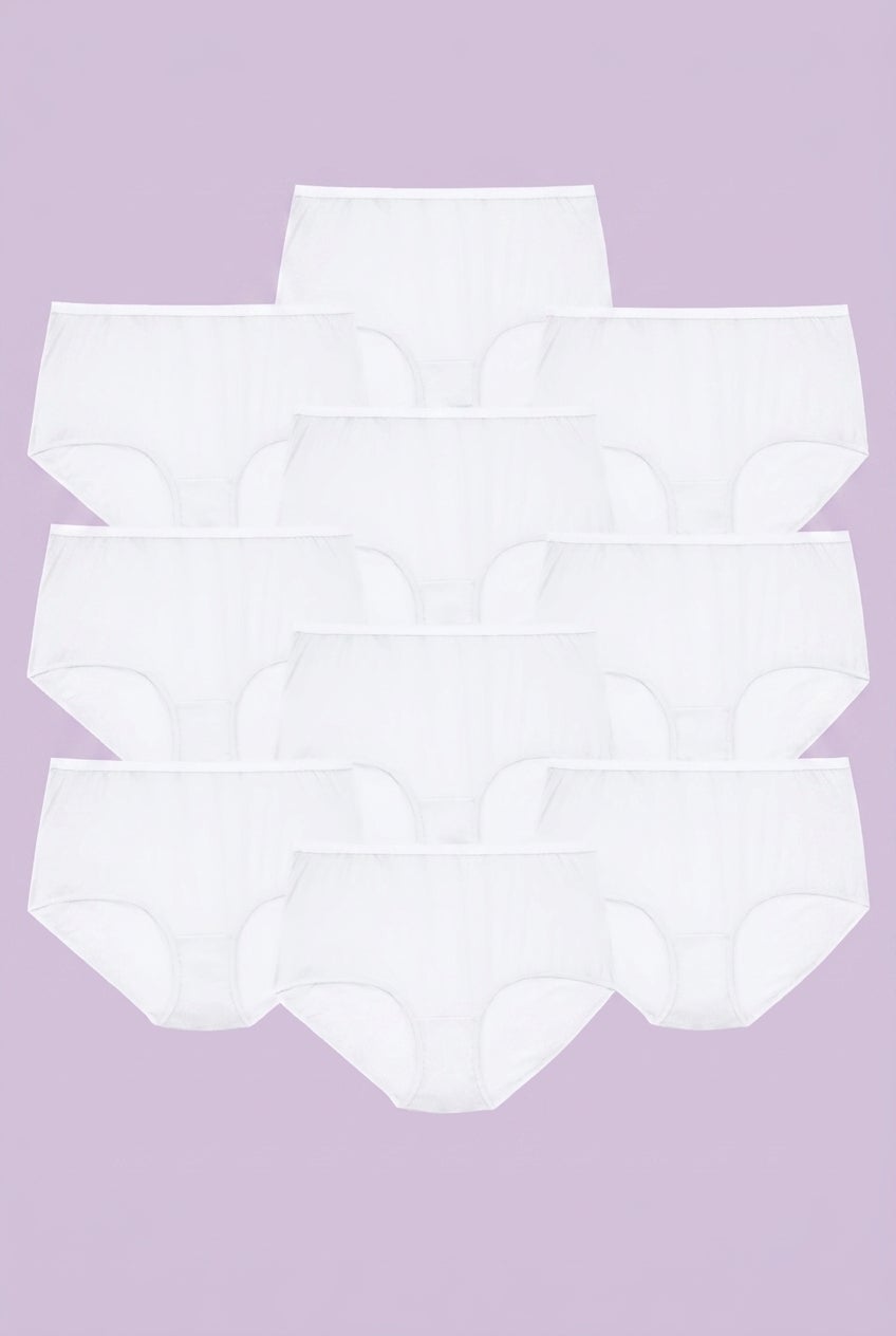 Full Coverage Nylon Brief 10-Pack image number 0