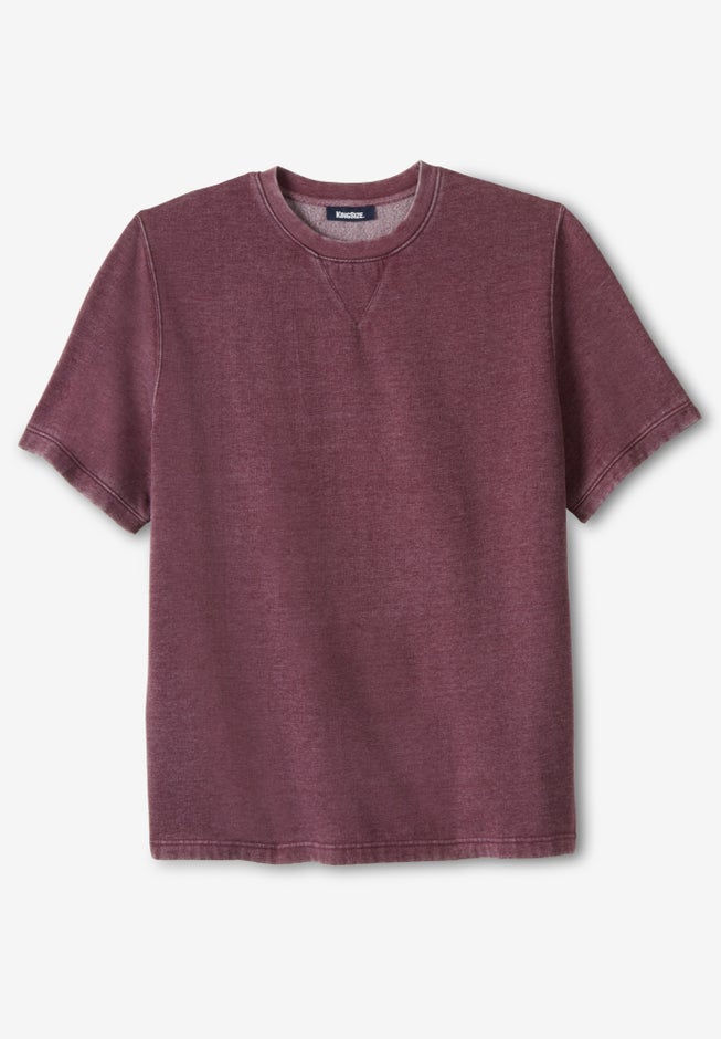 Short-Sleeve Fleece Sweatshirt image number 1