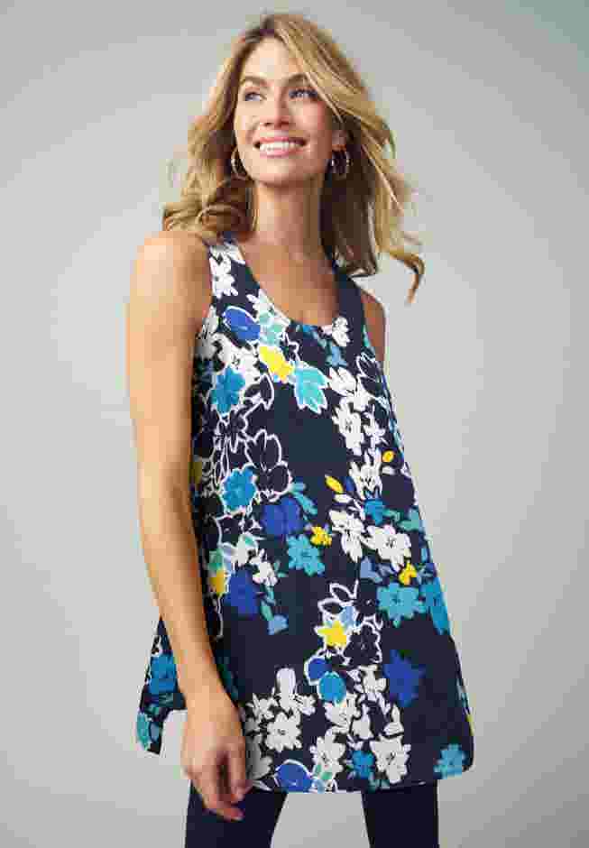 Georgette Tunic Tank image number 3