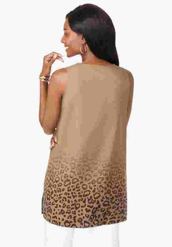 Georgette Tunic Tank image number 1