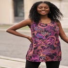 Georgette Tunic Tank image number null