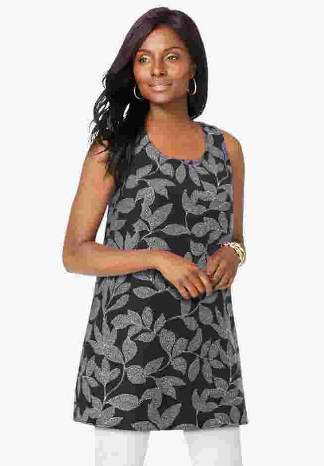 Georgette Tunic Tank image number 0