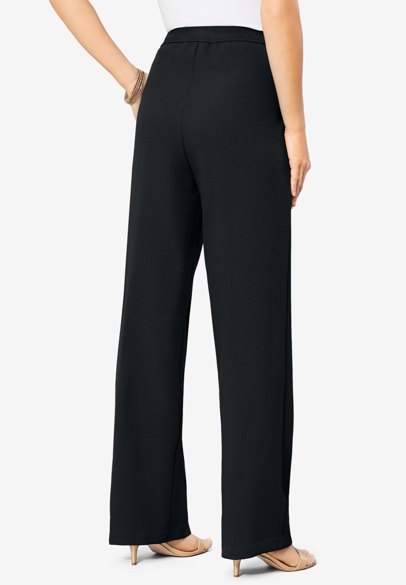 Plus Size Wide Leg Bend Over&reg; Pant image number 1