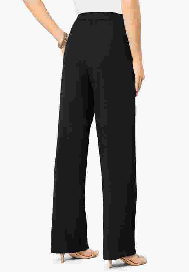 Plus Size Wide Leg Bend Over® Pant image number 0