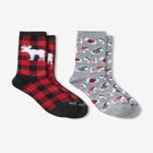 MeMoi® 2-Pack Holiday Crew Socks image number null