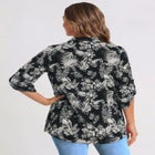 Pintucked Button Down Gauze Shirt image number null