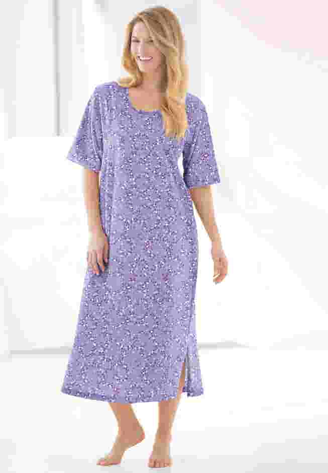 Long Tagless Sleepshirt image number 5