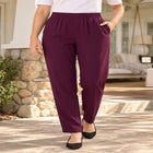 Woven Hassle-Free Pull-On Pants image number 0