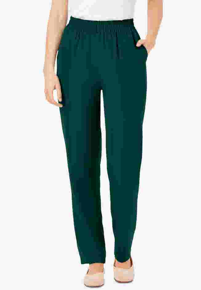 Woven Hassle-Free Pull-On Pants image number 0