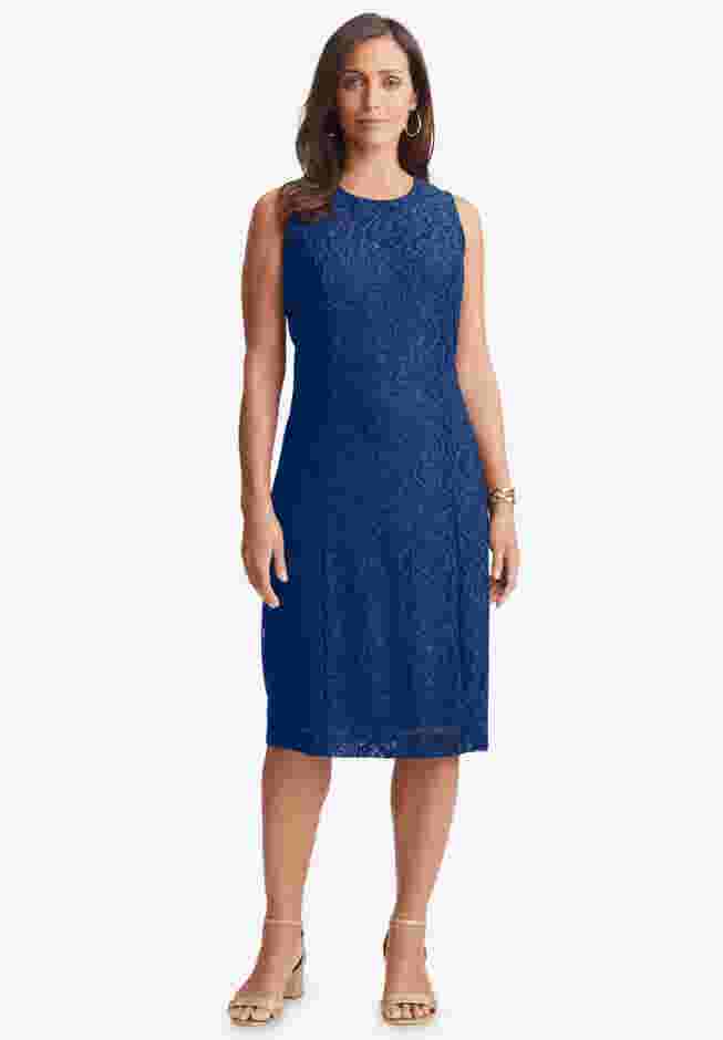 2-Piece Lace Jacket Dress image number 5