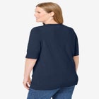 Lightweight Short Sleeve V-Neck Cardigan image number null