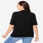 Lightweight Short Sleeve V-Neck Cardigan image number null