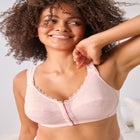 Front Close Wireless Posture Bra image number null