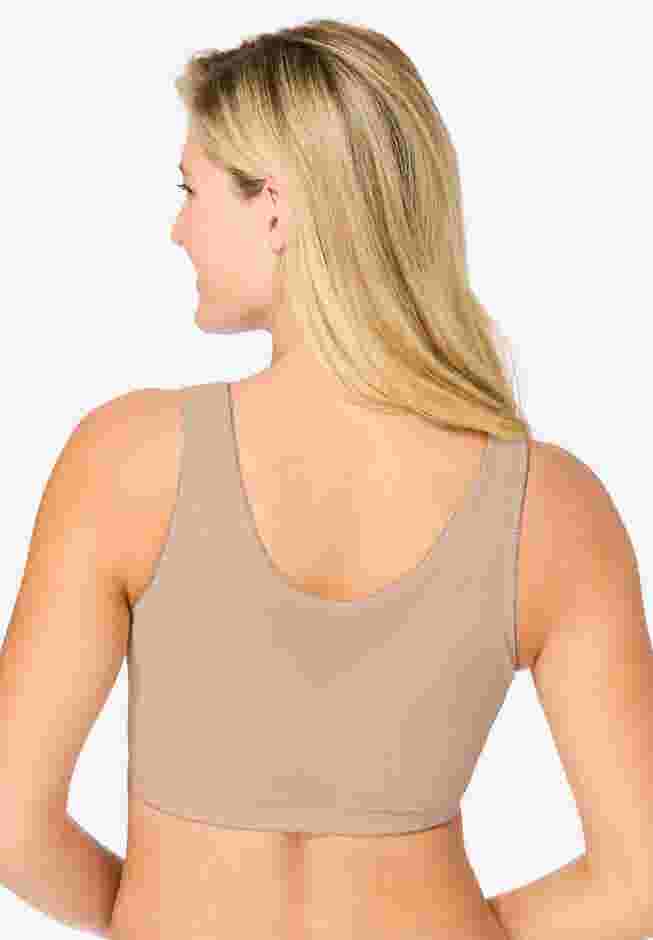 Front Close Wireless Posture Bra image number 0