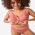 Front-Close Wireless Posture Bra image number 2