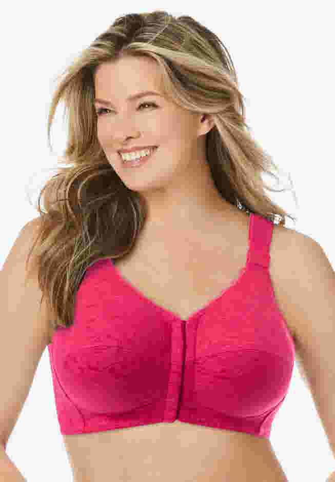 Front Close Wireless Posture Bra image number 0