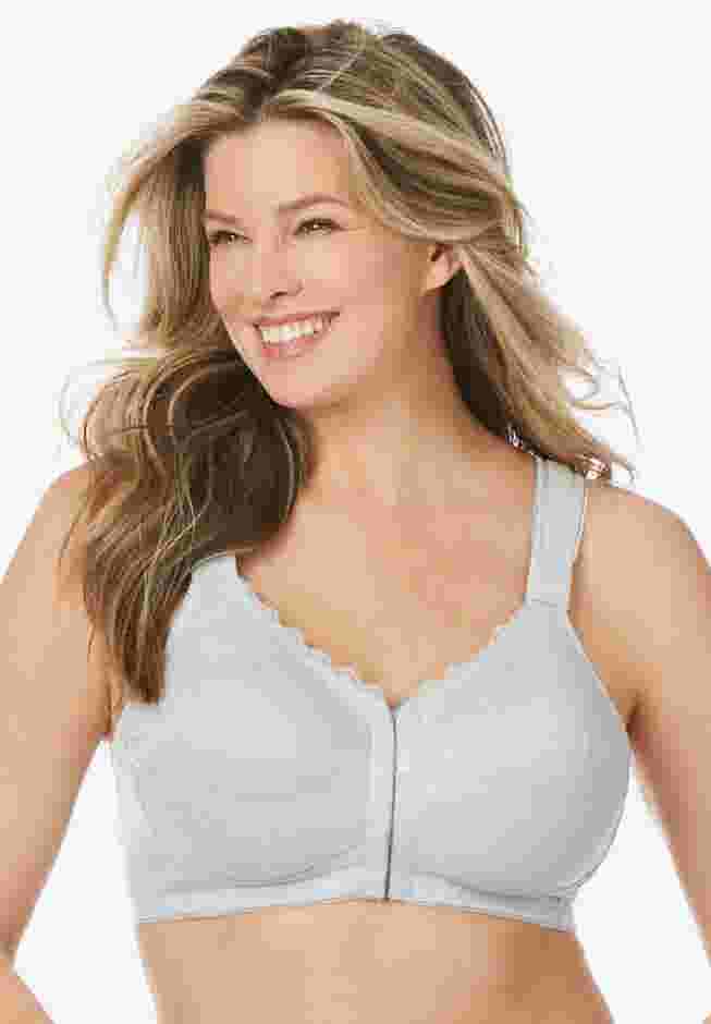 Front Close Wireless Posture Bra image number 0
